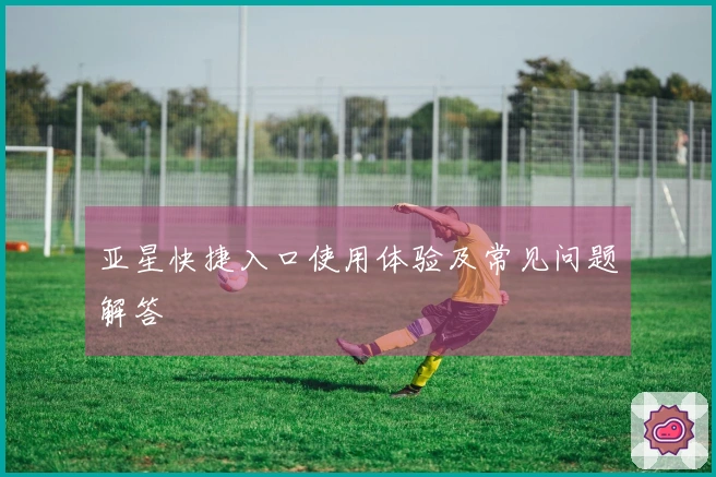 亚星快捷入口使用体验及常见问题解答
